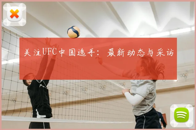 关注UFC中国选手:最新动态与采访